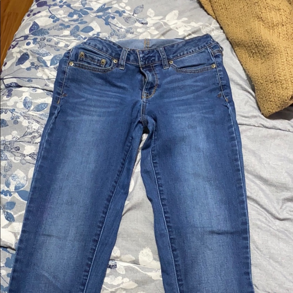 Medium wash jeggings